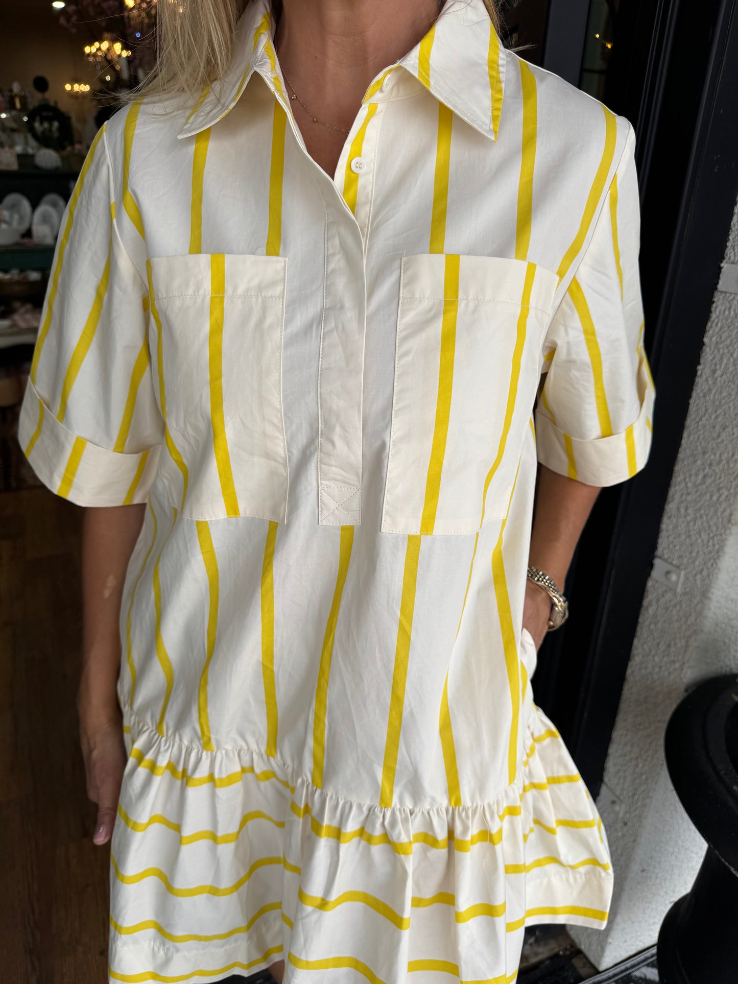 Ava Dress - Yellow