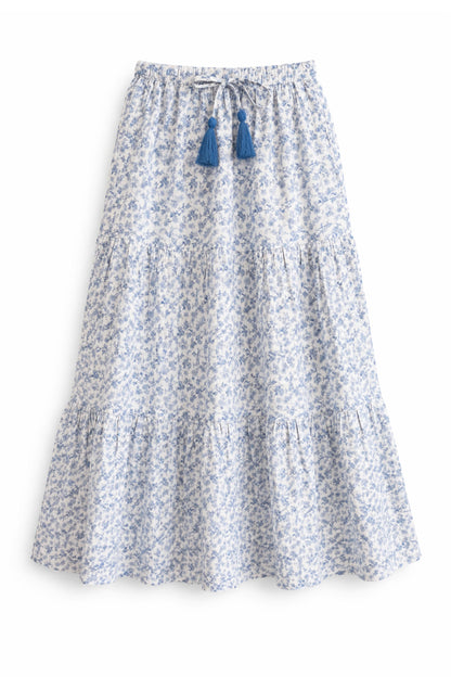 TWEEN ESME PRINTED TIERED MAXI SKIRT