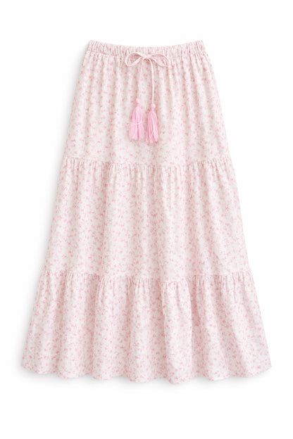 TWEEN ESME PRINTED TIERED MAXI SKIRT