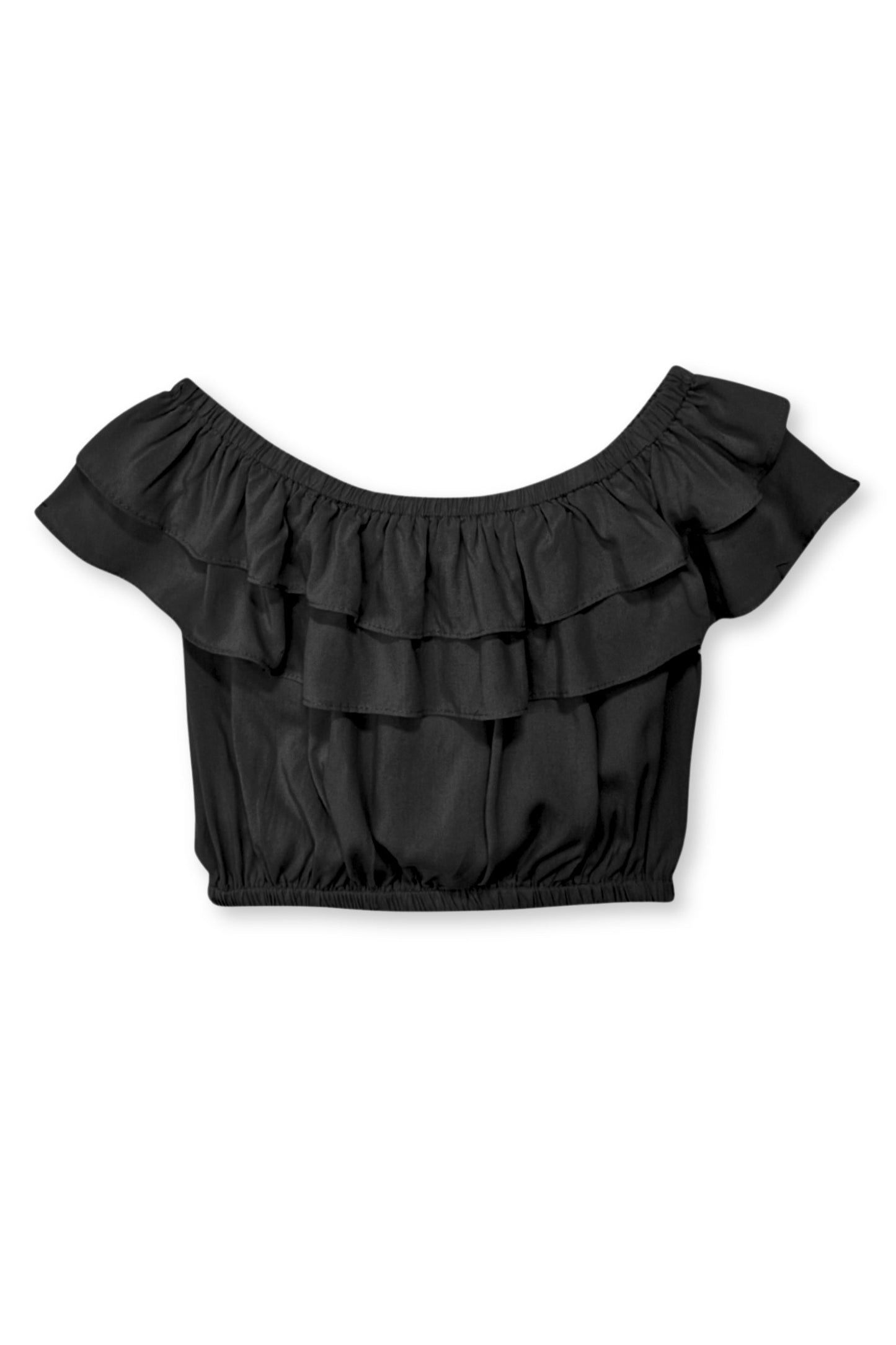TWEEN ESME OFF SHOULDER RUFFLE TOP