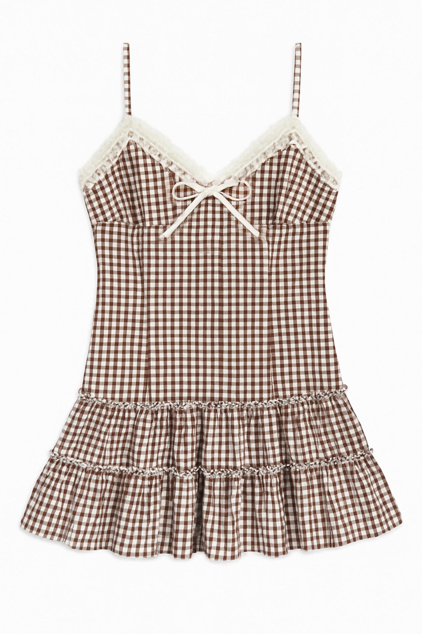 TWEEN FAWN LACE TRIM SUN DRESS