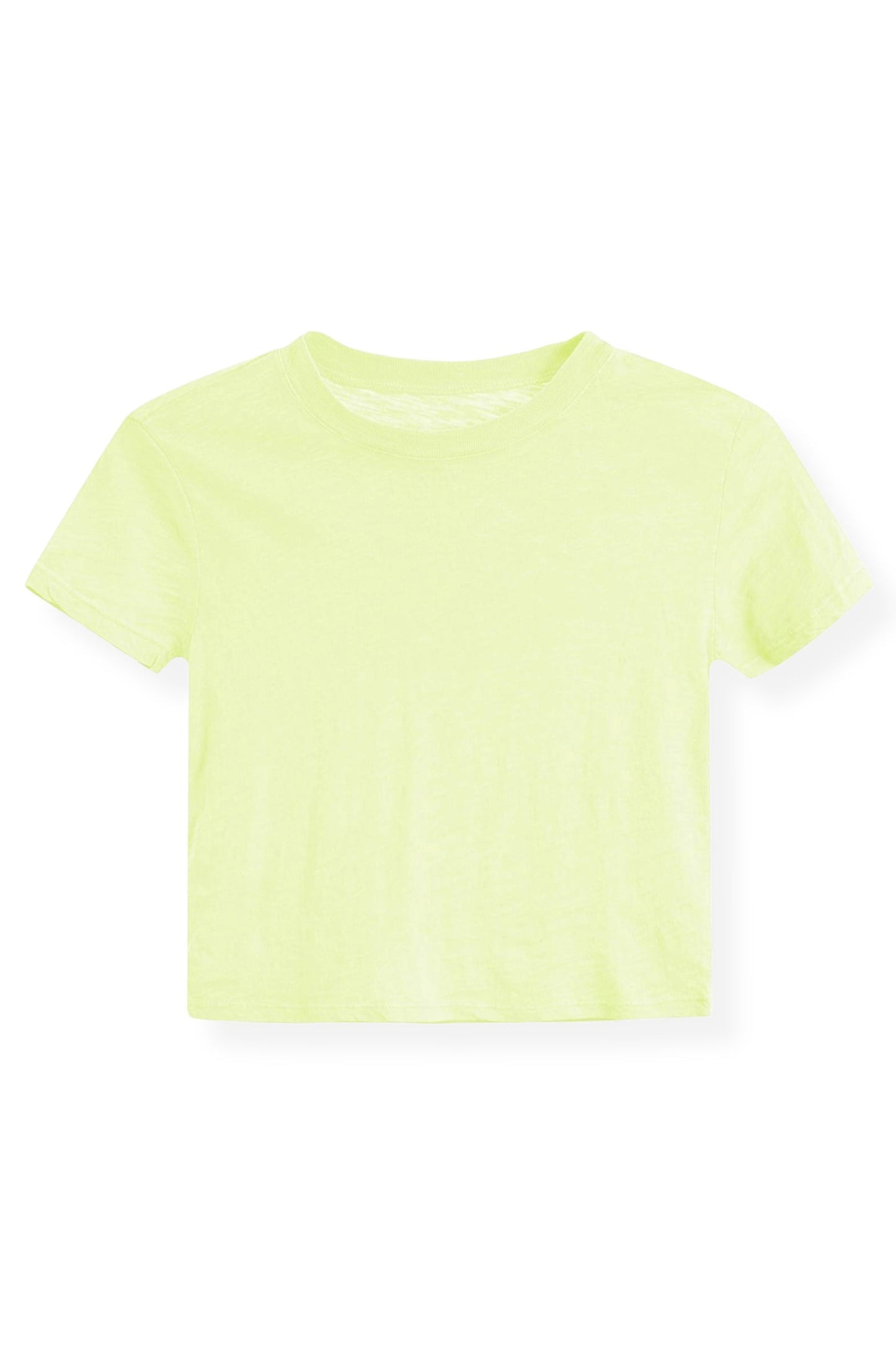 TWEEN FEARLESS SOLID CROP TEE - FINAL SALE