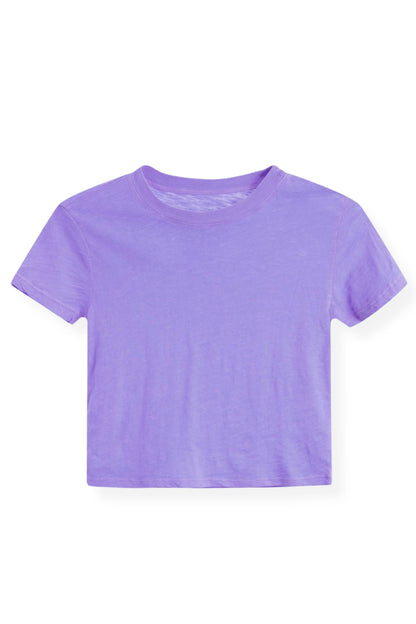 TWEEN FEARLESS SOLID CROP TEE - FINAL SALE