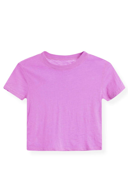 TWEEN FEARLESS SOLID CROP TEE - FINAL SALE
