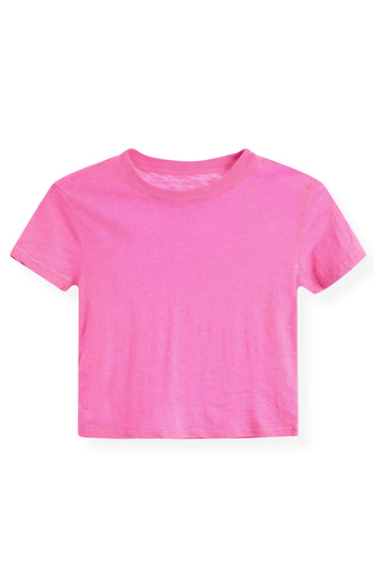 TWEEN FEARLESS SOLID CROP TEE - FINAL SALE