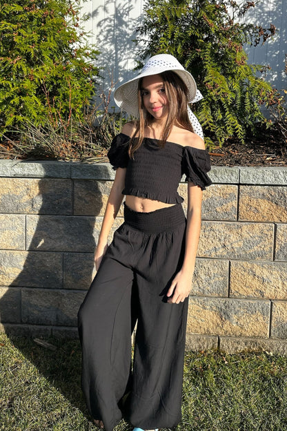 TWEEN FLORA WIDE LEG PANT - FINAL SALE