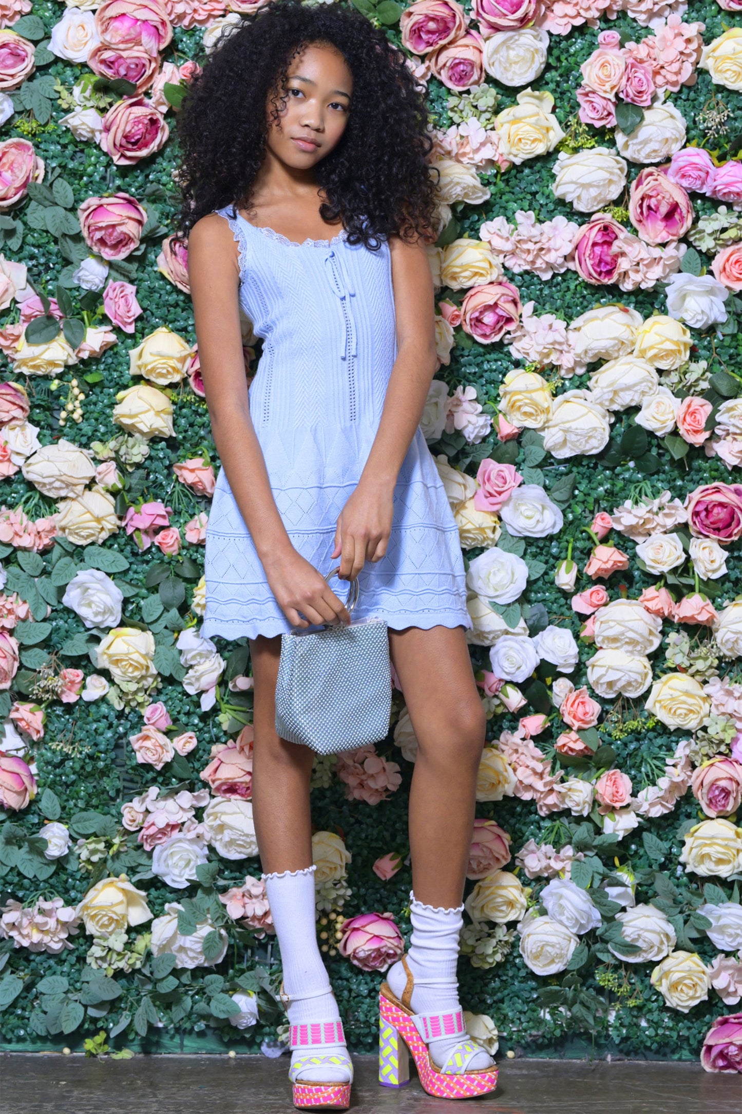 TWEEN GENEVIEVE FINE GAUGE SWEATER KNIT DRESS