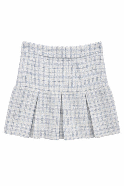 TWEEN HATTIE PLEATED SKIRT W/ CHAIN BELT