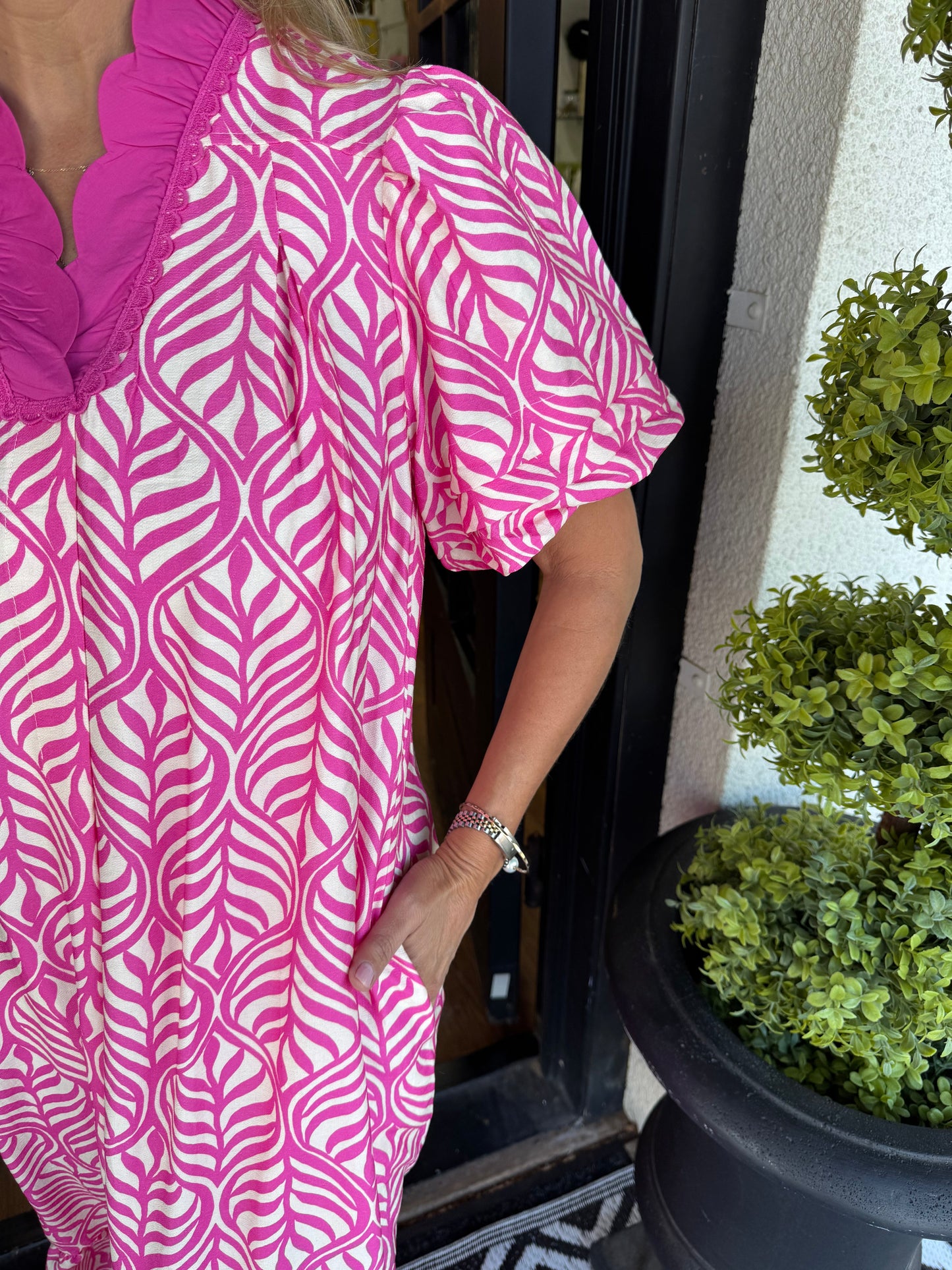 Lydia Dress - Peony