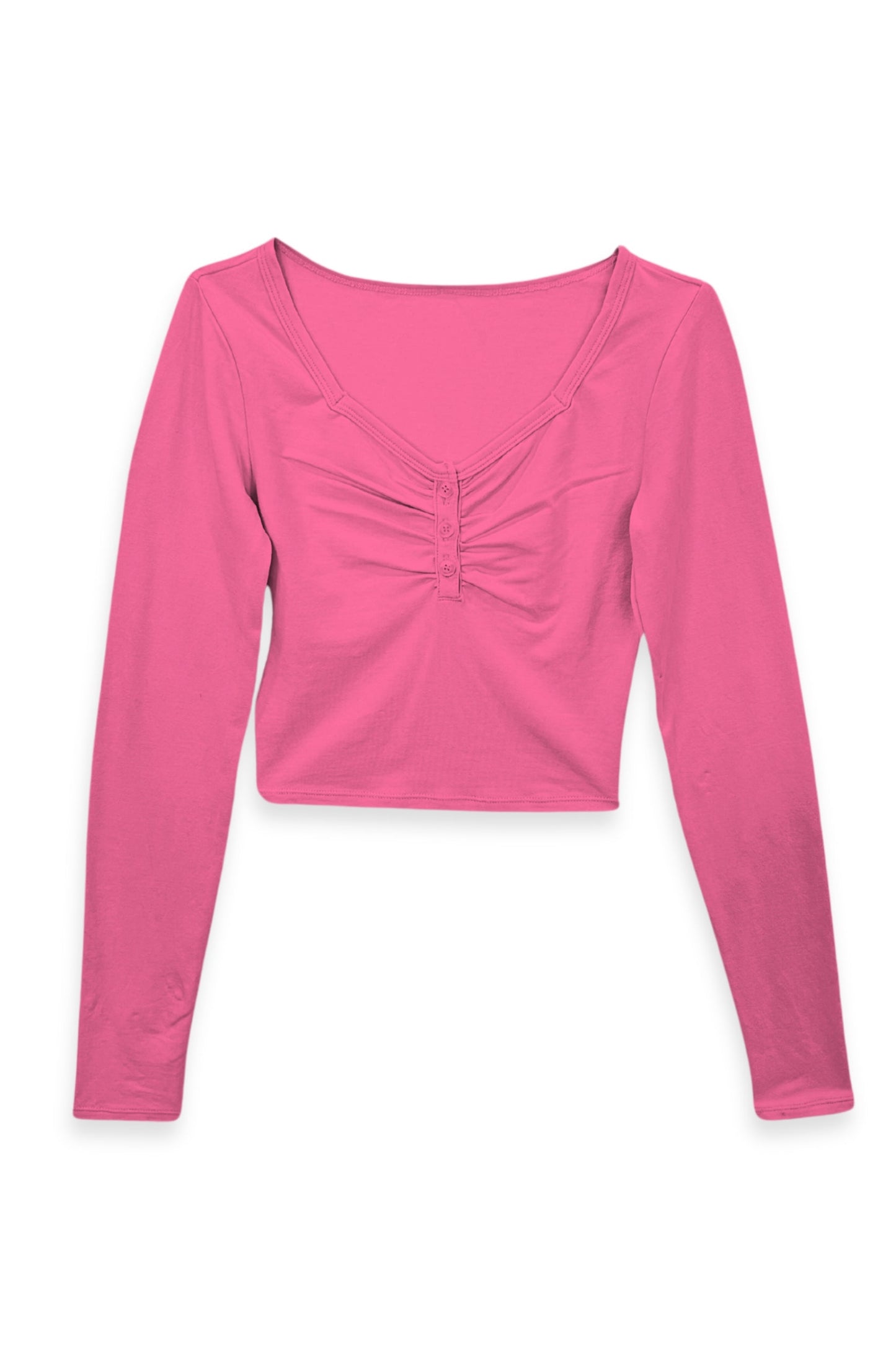 TWEEN KEELY LONG SLEEVE BABYDOLL TOP - FINAL SALE
