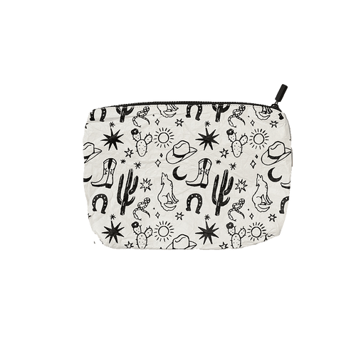 Western Water Resistant Tyvek Printed Pouch