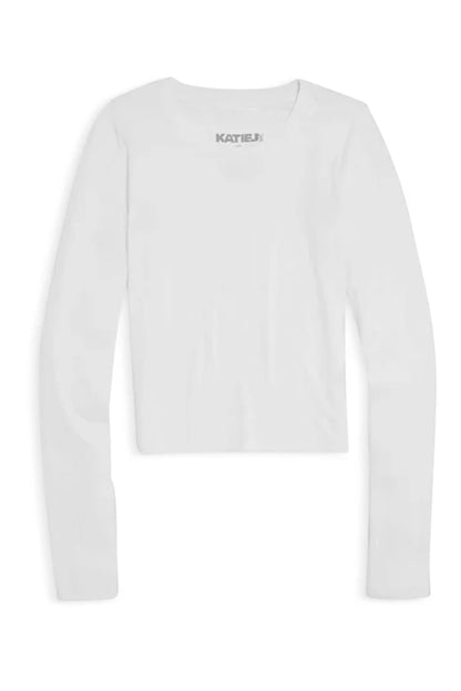 JUNIOR LIVI LONG SLEEVE RIBBED TEE 2.0 (LONGER)