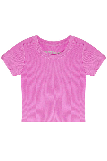 TWEEN LIVI RIBBED TEE - FINAL SALE