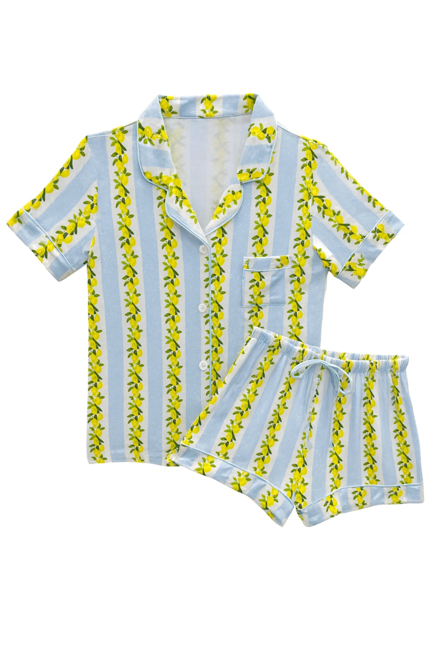 JUNIOR LYNN PRINTED SHORTS LOUNGE SET