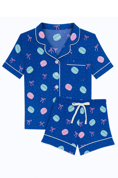 JUNIOR LYNN PRINTED SHORTS LOUNGE SET