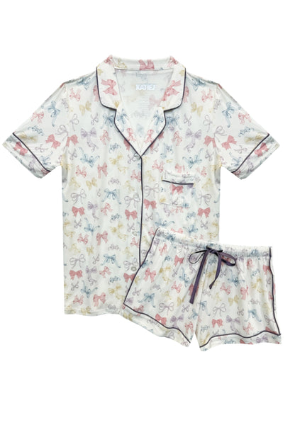 JUNIOR LYNN PRINTED SHORTS LOUNGE SET