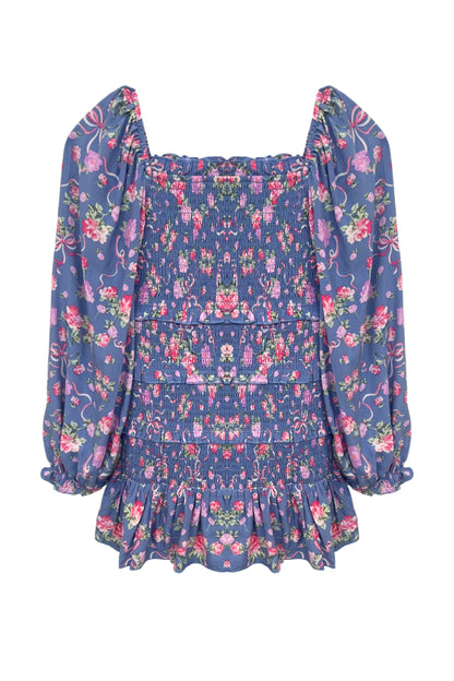 TWEEN LAILA LONG SLEEVE PRINT DRESS - FINAL SALE