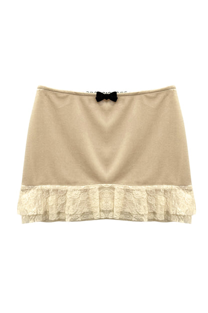 TWEEN MAEVE LACE/ VELVET COMBO SKIRT