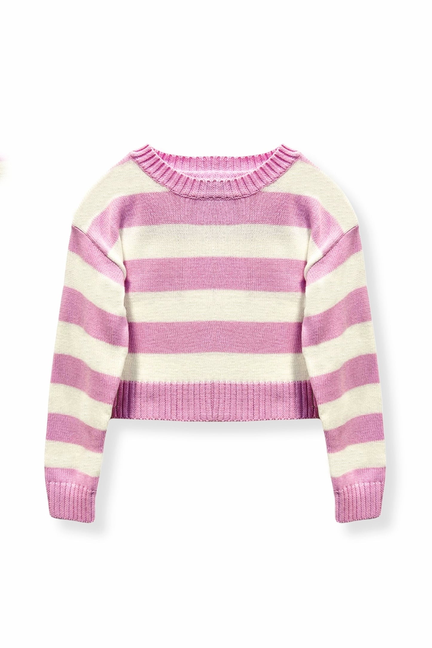 JUNIOR MEGAN STRIPED SWEATER - FINAL SALE