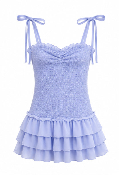 TWEEN MERI SOLID SHEER DRESS