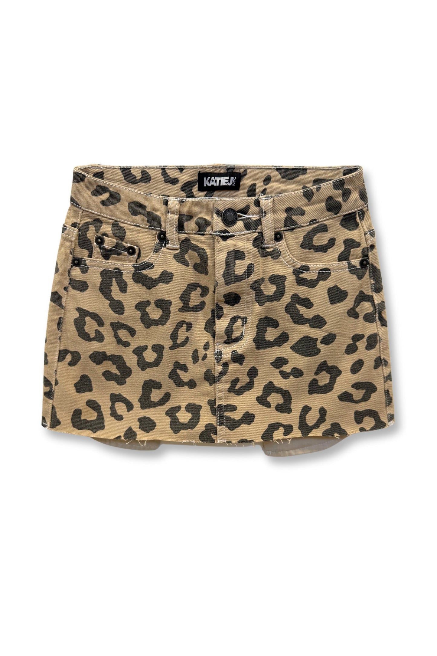TWEEN MIAMI PRINTED DENIM SKIRT