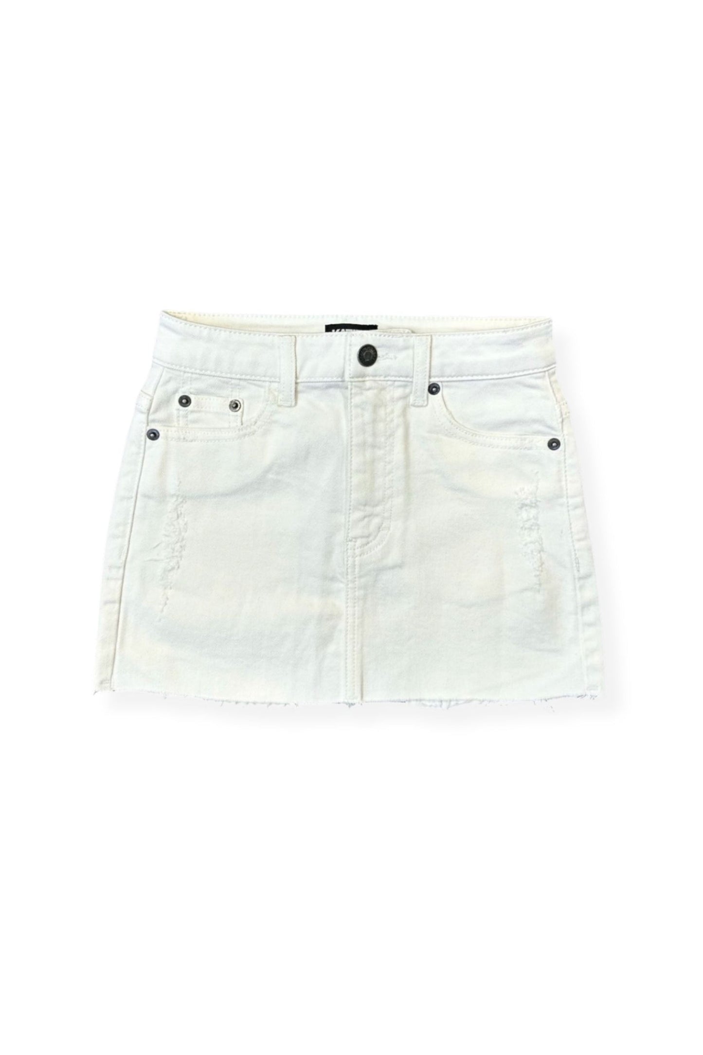 TWEEN MIAMI DISTRESSED DENIM SKIRT