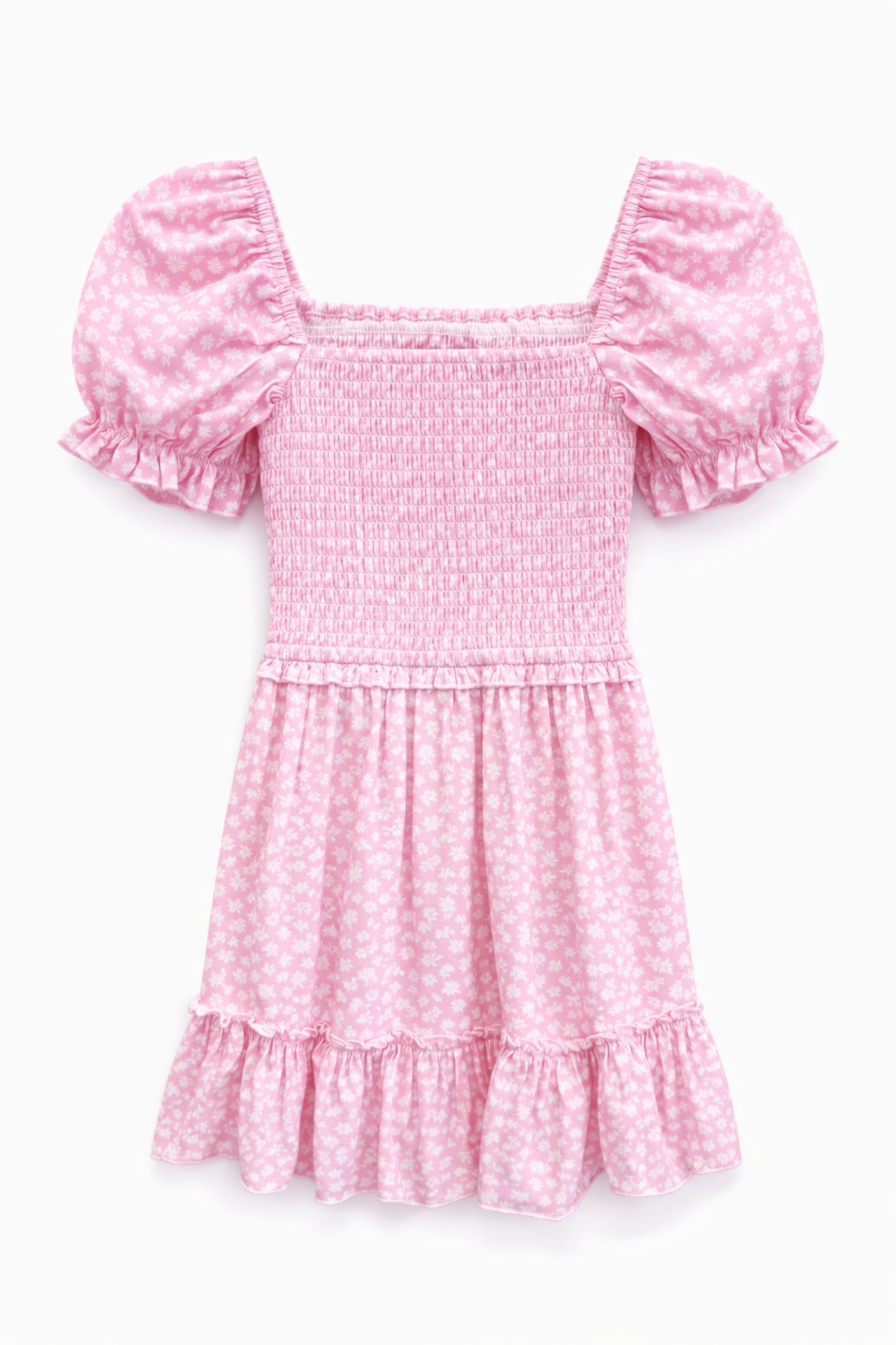 TWEEN MOLLY PRINTED SHORT SLEEVE DRESS