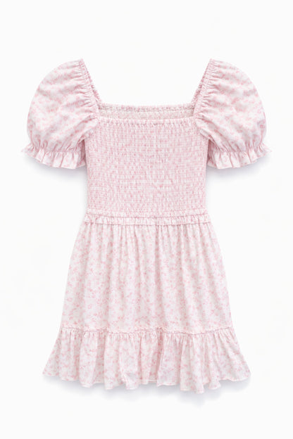 TWEEN MOLLY PRINTED SHORT SLEEVE DRESS