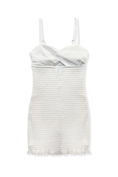 TWEEN NAYLA GAUZE CUTOUT SMOCKED DRESS