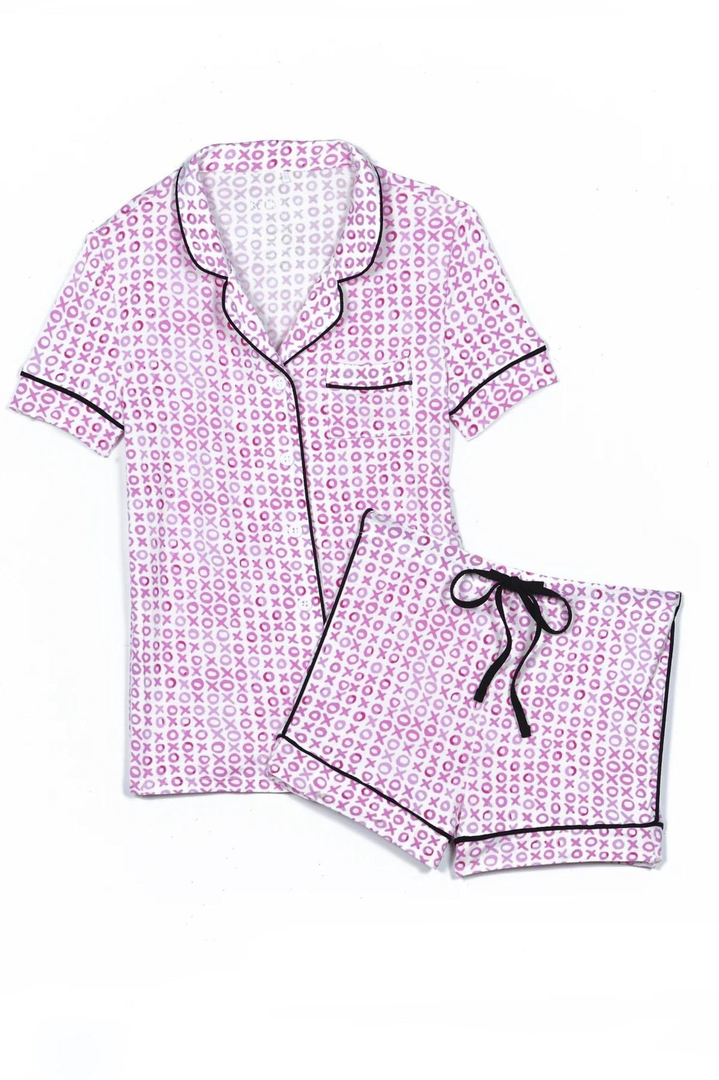 TWEEN LYNN PRINT SHORTS LOUNGE SET