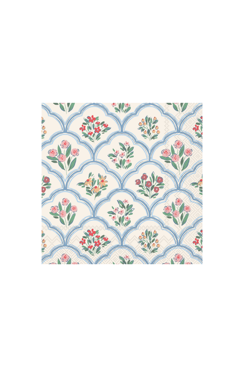 Joyful Lattice Cocktail Napkin