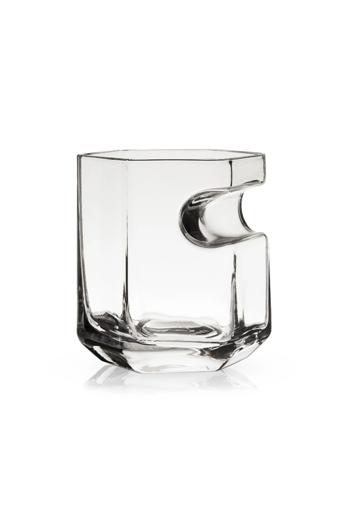 Hexagon Crystal Cigar Glass