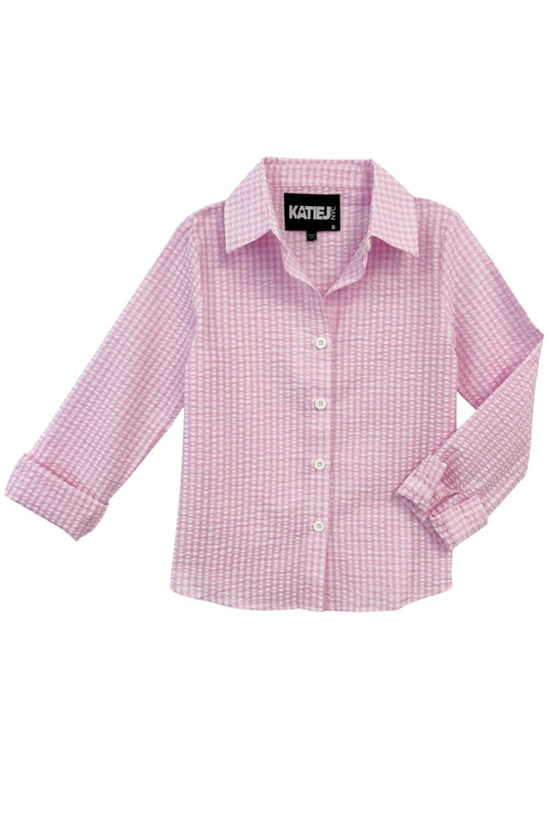 TWEEN SAILOR BREEZY BUTTONDOWN - FINAL SALE