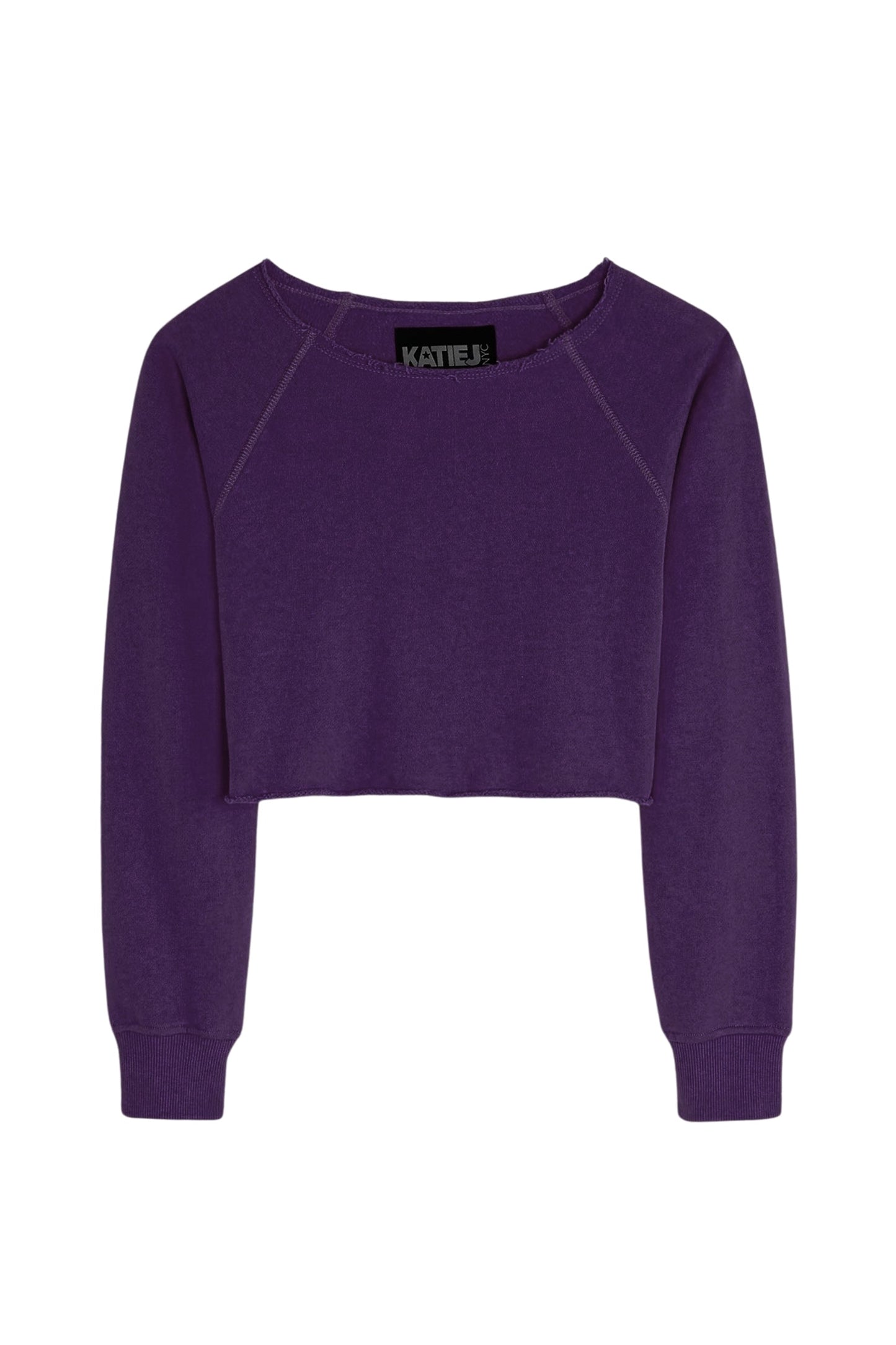 TWEEN SHANE OFF SHOULDER CROP SWEATSHIRT - FINAL SALE