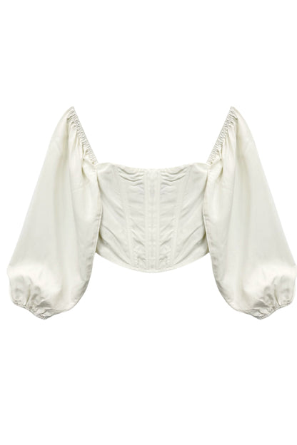 TWEEN SOPHIA CORSET OFF SHOULDER TOP