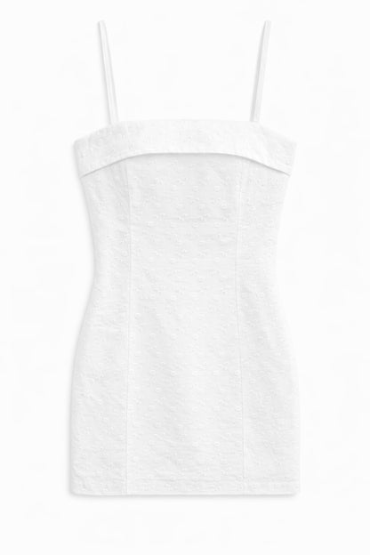 JUNIOR STAR DRESS WITH CONTRAST BAND