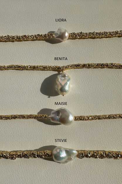Maisie Necklace - 24K Gold Plated