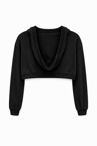 TWEEN TRISTAN SOLID HOODED SHRUG