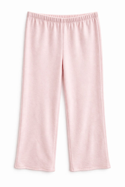 TWEEN TUCKER SOLID TERRY WIDELEG PANT