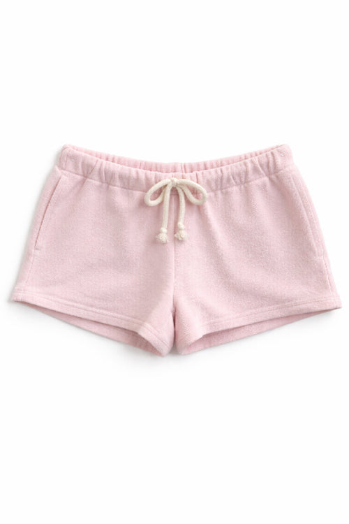 JUNIOR TUCKER SOLID TERRY LOW WAISTED SHORT