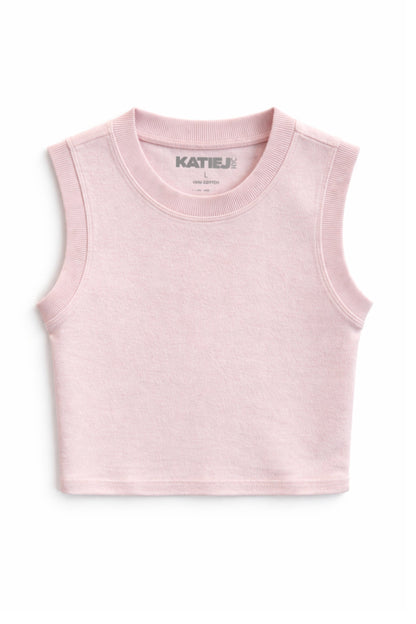 JUNIOR TUCKER SOLID TERRY MUSCLE TANK