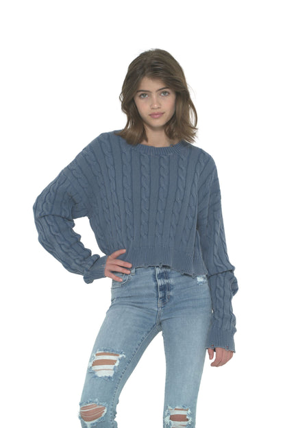 JUNIOR GABBY SWEATER - FINAL SALE