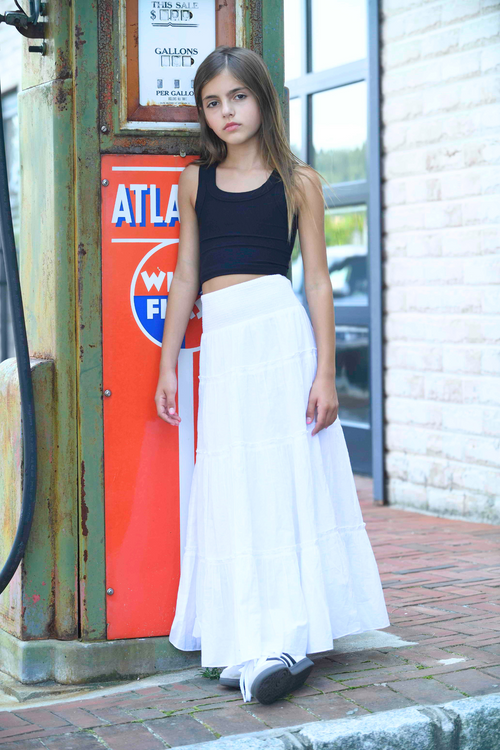 TWEEN MEADOW MAXI SKIRT- FINAL SALE