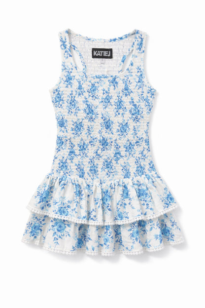 TWEEN VALLIE RACERBACK RUFFLE DRESS