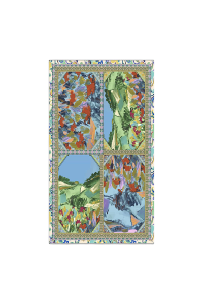 Johnny Was Travel Blanket - Torenia Scarf