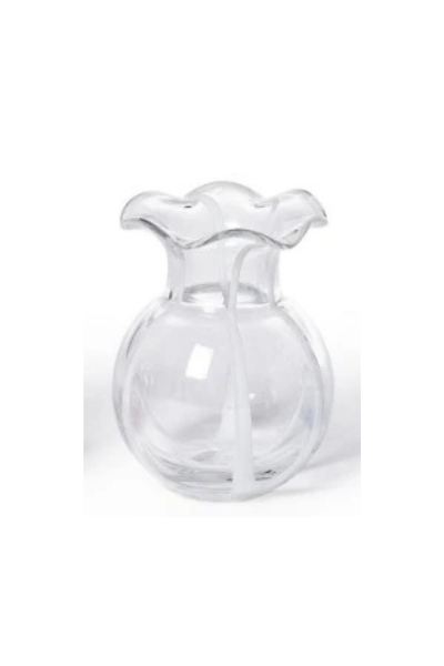 Ruffled Ribbon Vase