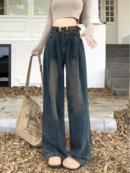 DressBetty - 2024 Korean Casual Streetwear Straight Pants for Autumn Winter