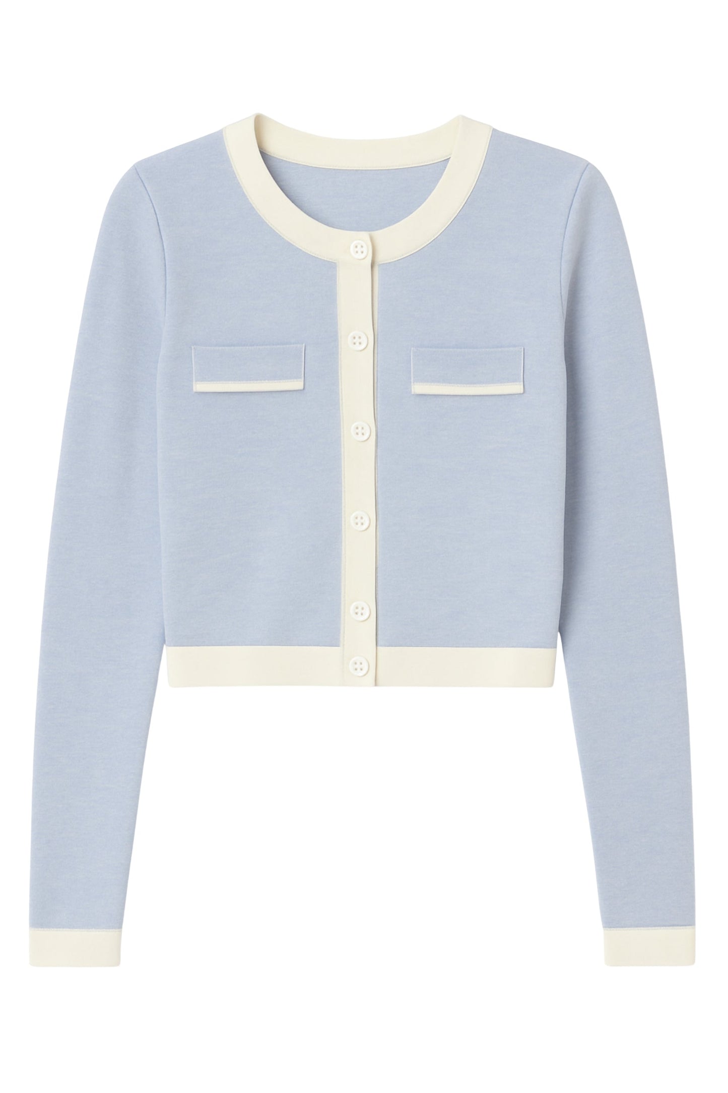 TWEEN WHITNEY COLORBLOCK POCKET CARDIGAN