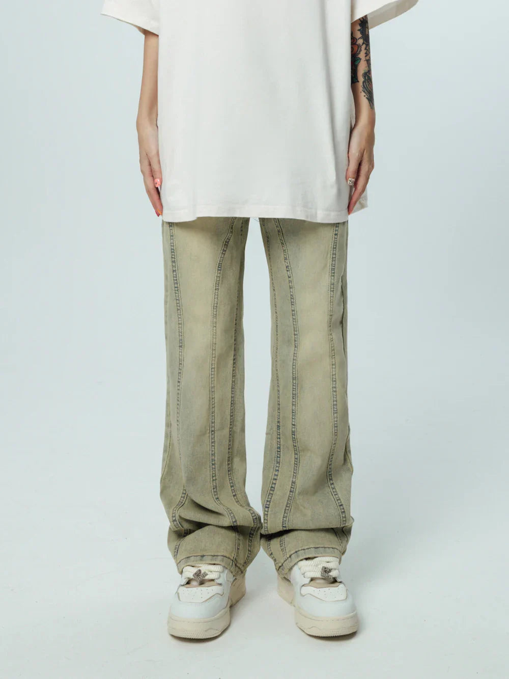 DressBetty - 2024 Korean Baggy Graphic Y2K Jeans