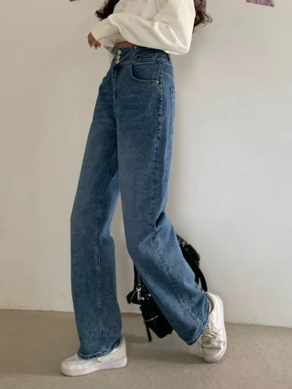 DressBetty - 2024 Streetwear Classic Full-Length Denim Pants for Women